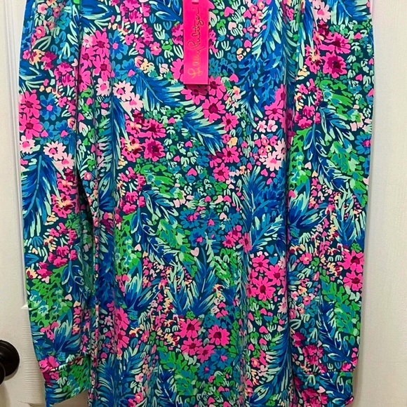 NWT LILLY PULITZER L JANSEN DRESS MULTI TINY GARDEN BEAUTIFUL! - Picture 6 of 9